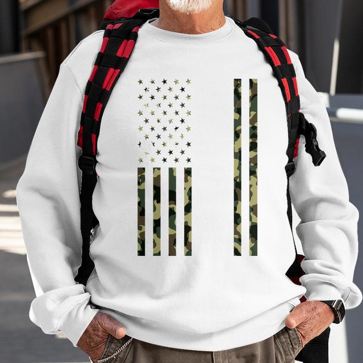 Va Nurse Army Usa Flag Sweatshirt Gifts for Old Men