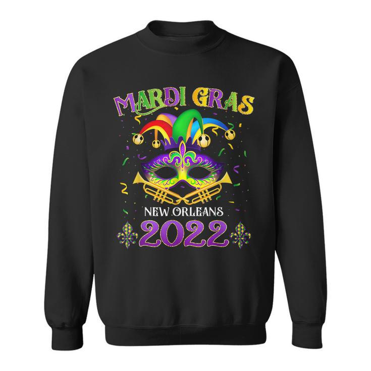 2022 Mardi Gras New Orleans Costumes Men Women Funny Men Women Sweatshirt Graphic Print Unisex