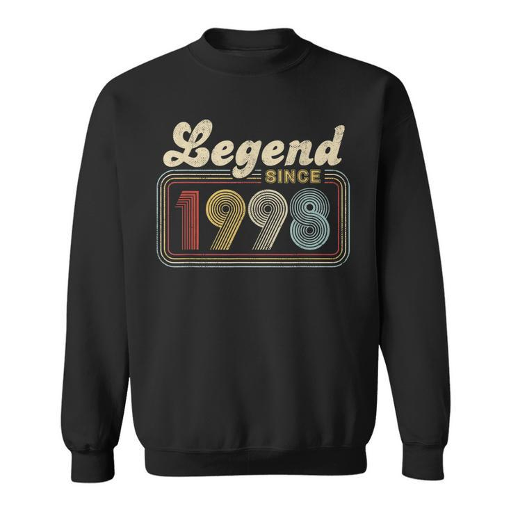 24 Years Old 24Th Birthday Decoration Legend Since 1998  Sweatshirt