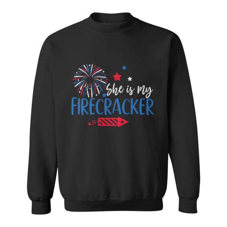 4Th July Shes My Firecrac Sweatshirt