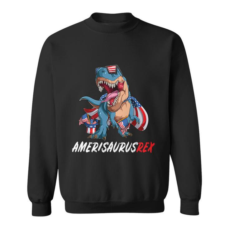 4Th July Tfunny Giftrex America Dinosaur Independence Day Patriot Usa Gift Sweatshirt