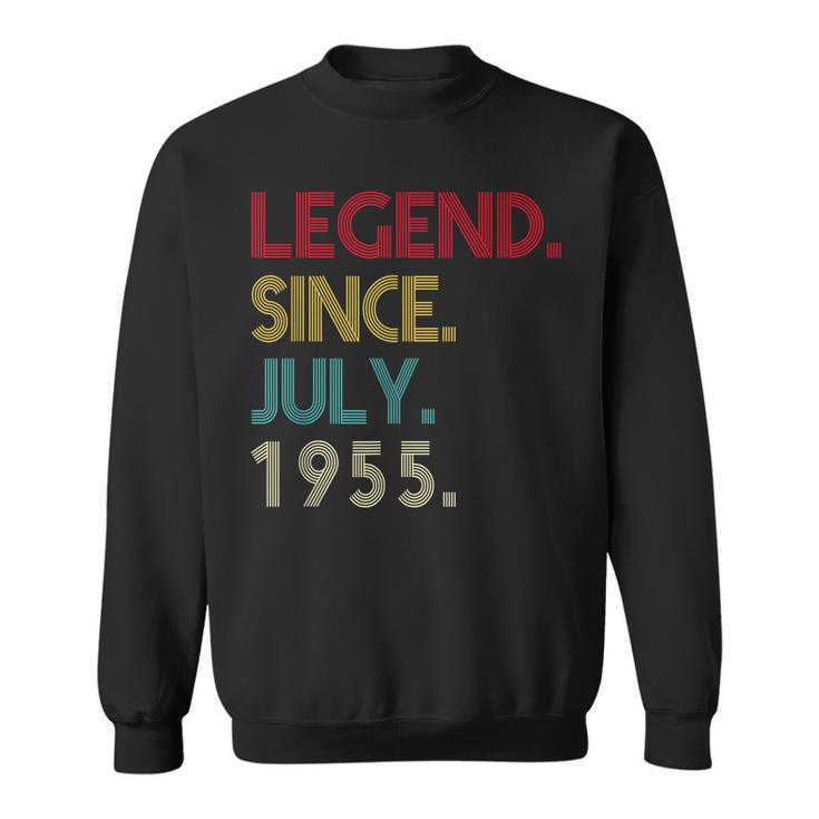 67 Years Old Legend Since July 1955 67Th Birthday Gifts  Sweatshirt