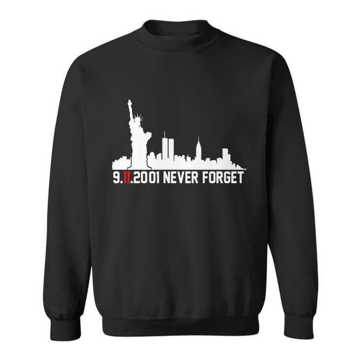 9-11-2001 Never Forget September 11Th Tshirt Sweatshirt