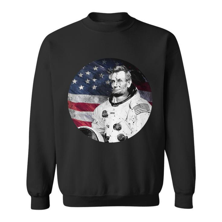 Abe Lincoln Astronaut Sweatshirt