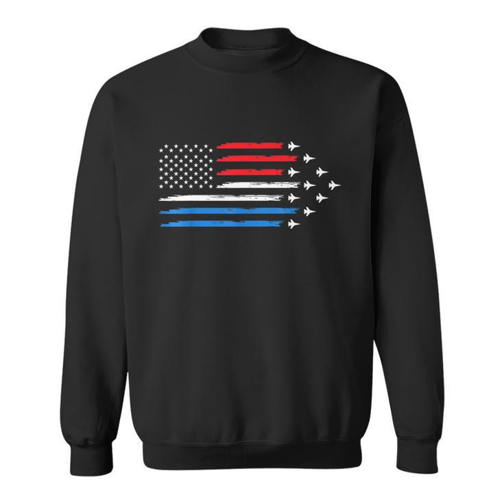 Air Force Us Veterans 4Th Of July Shirt American Flag Sweatshirt