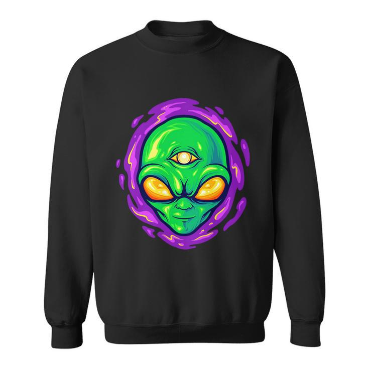 Alien Head Mascot Monster Tshirt Sweatshirt