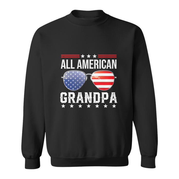 All American Grandpa Fourth 4Th Of July Sweatshirt