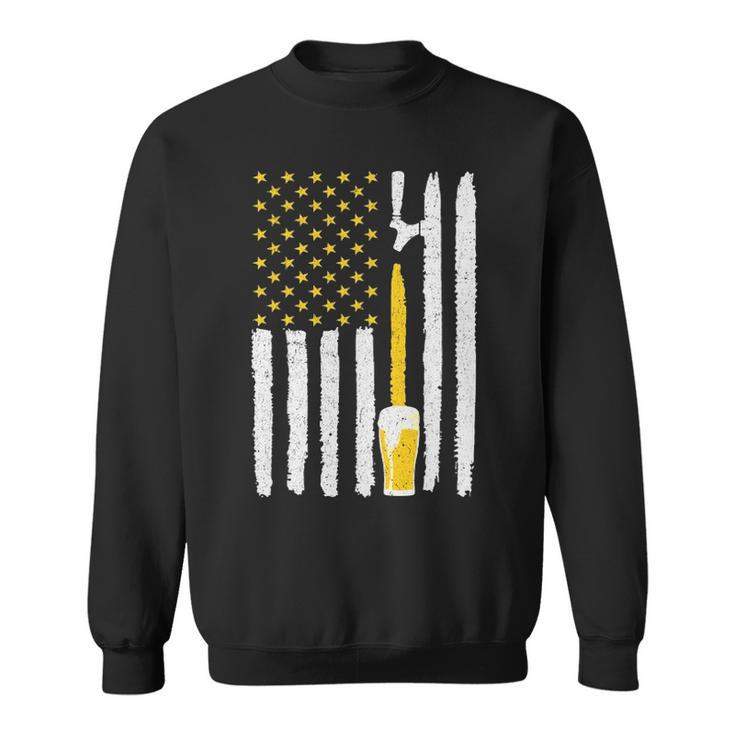 American Flag Beer Lovers Th Sweatshirt