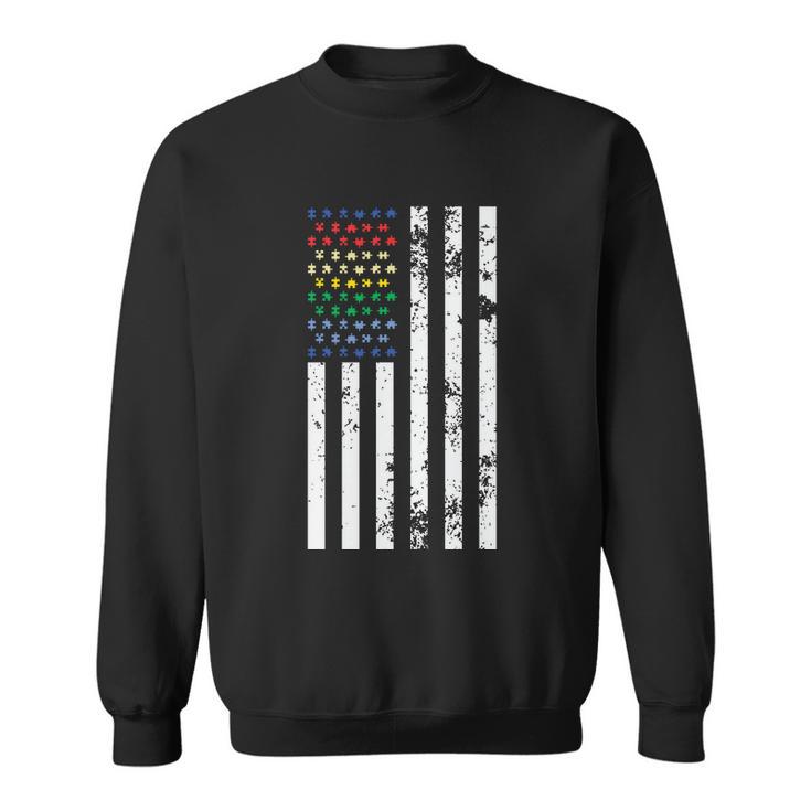 American Flag Lgbt Gay Pride Lesbian Bisexual Ally Quote Sweatshirt