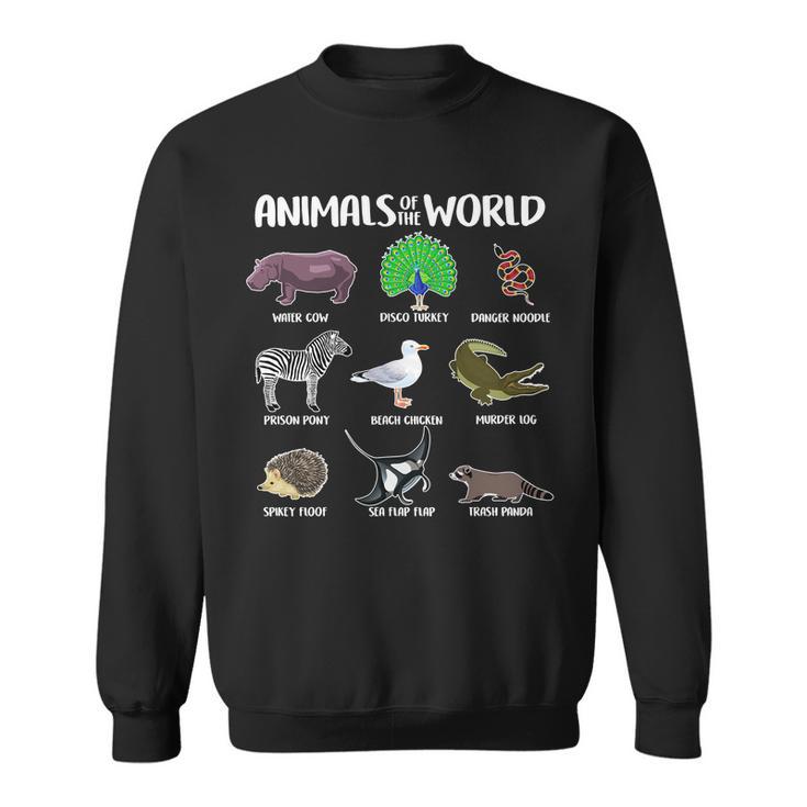 Animals Of The World Tshirt Sweatshirt