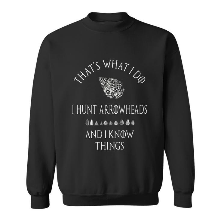 Arrowhead Hunter Artifact Hunting Collecting Archery Meaningful Gift Sweatshirt