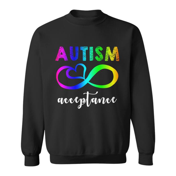 Autism Acceptance Rainbow Tshirt Sweatshirt