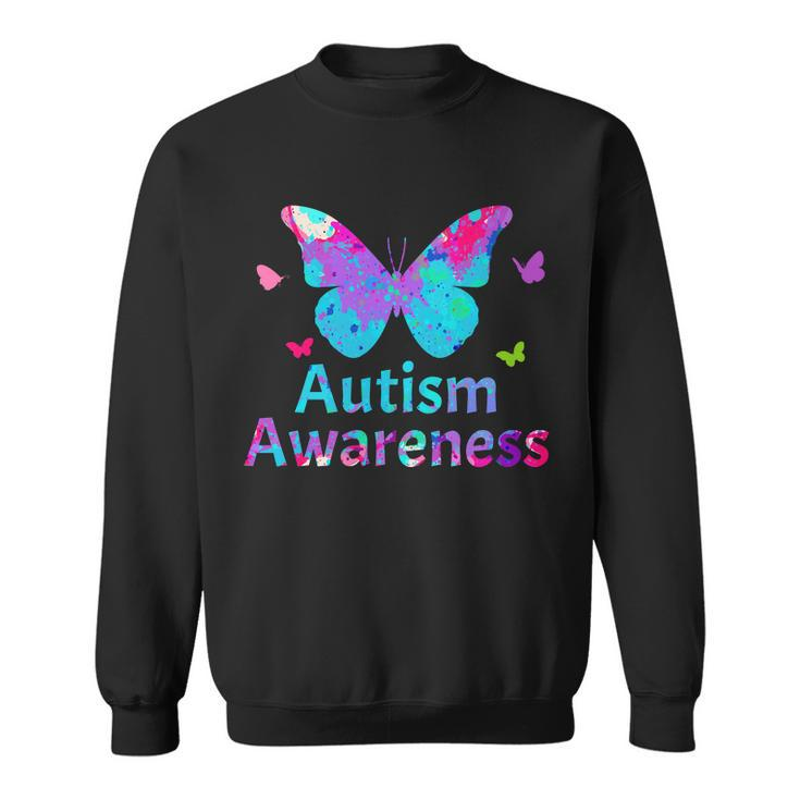 Autism Awareness Butterflies Tshirt Sweatshirt