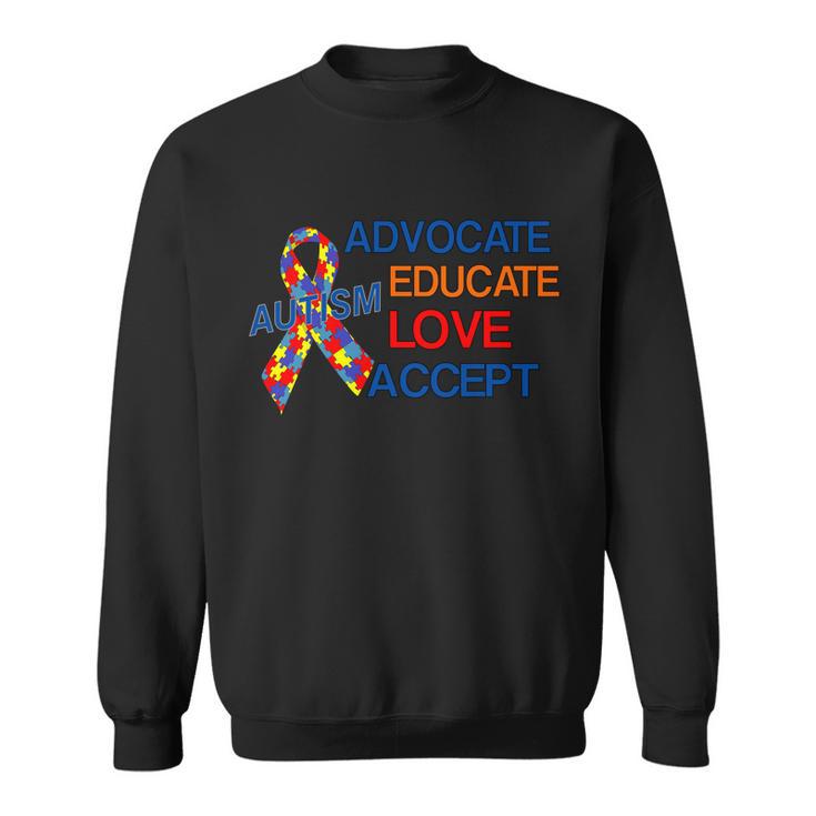 Autism Awareness Educate Tshirt Sweatshirt