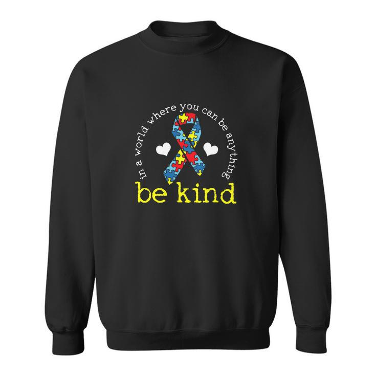 Autism Awareness Kindness Ribbon Heart Tshirt Sweatshirt