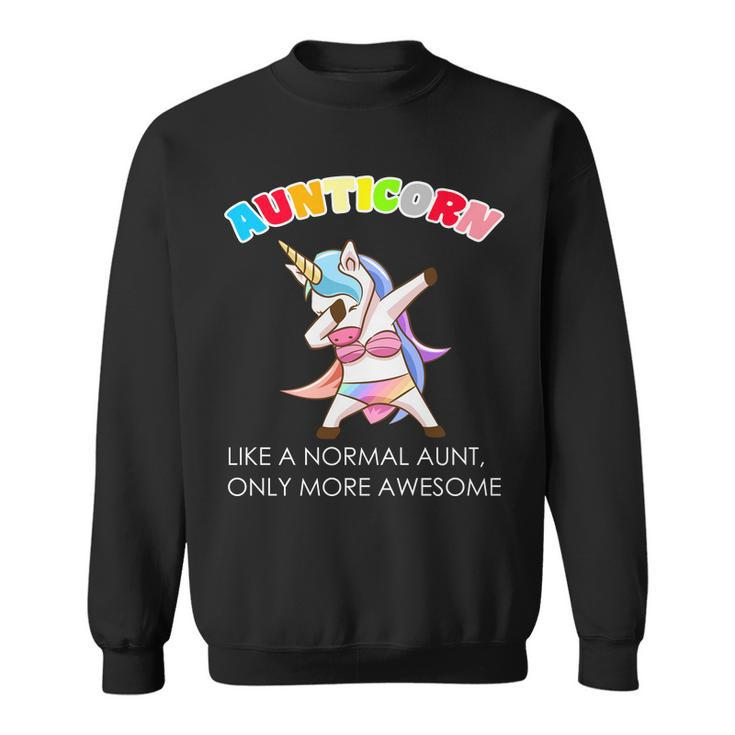 Awesome Aunticorn Like A Normal Aunt Sweatshirt