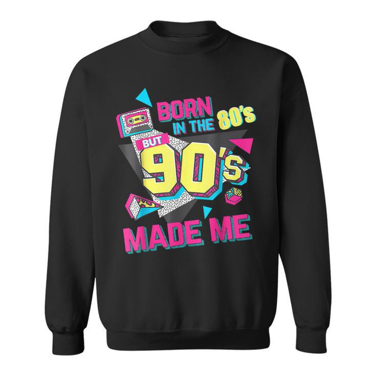 Back To The 90S Outfits Retro Costume Party Cassette Tape  Men Women Sweatshirt Graphic Print Unisex