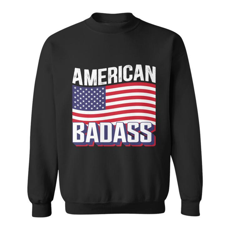 Badass Graphic 4Th Of July Plus Size Sweatshirt