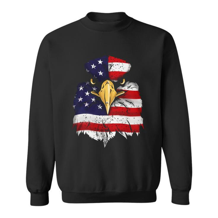 Bald Eagle 4Th Of July American Flag Patriotic Freedom Usa Gift Sweatshirt