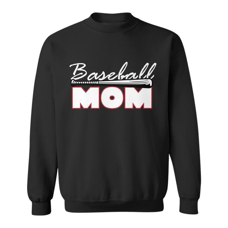 Baseball Mom Bat Logo Sweatshirt