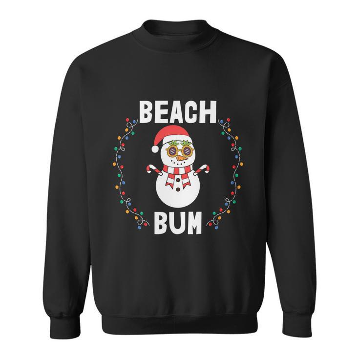 Beach Bum Snowman Christmas In Christmas In July Sweatshirt