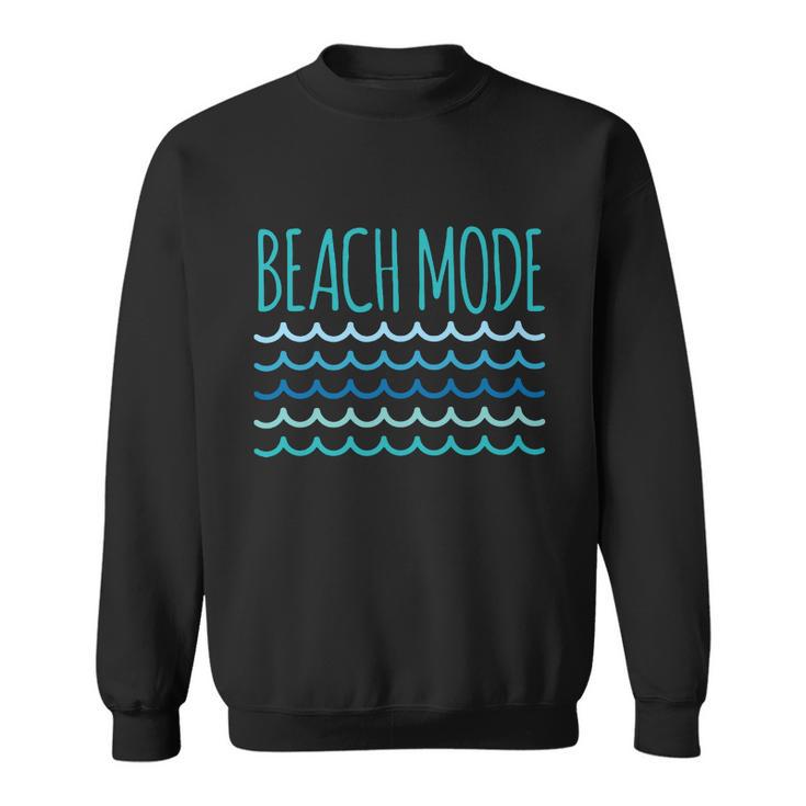 Beach Mode Ocean Wave Sweatshirt