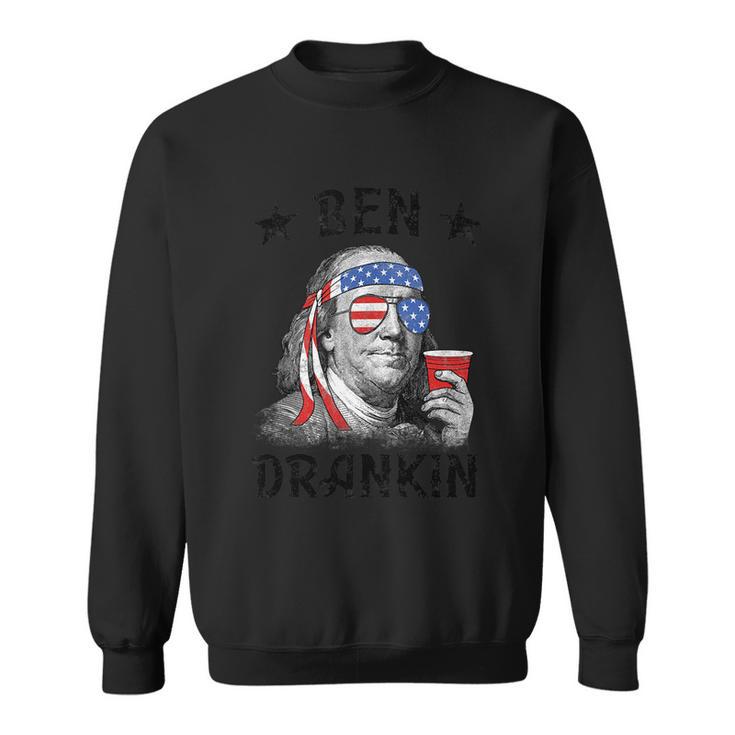 Ben Drankin Funny 4Th Of July Sweatshirt