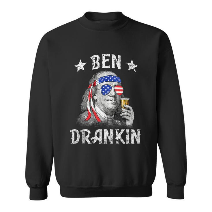 Ben Drankin Funny 4Th Of July V2 Sweatshirt