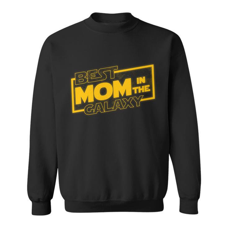 Best Mom In The Galaxy Parody Movie Logo Sweatshirt