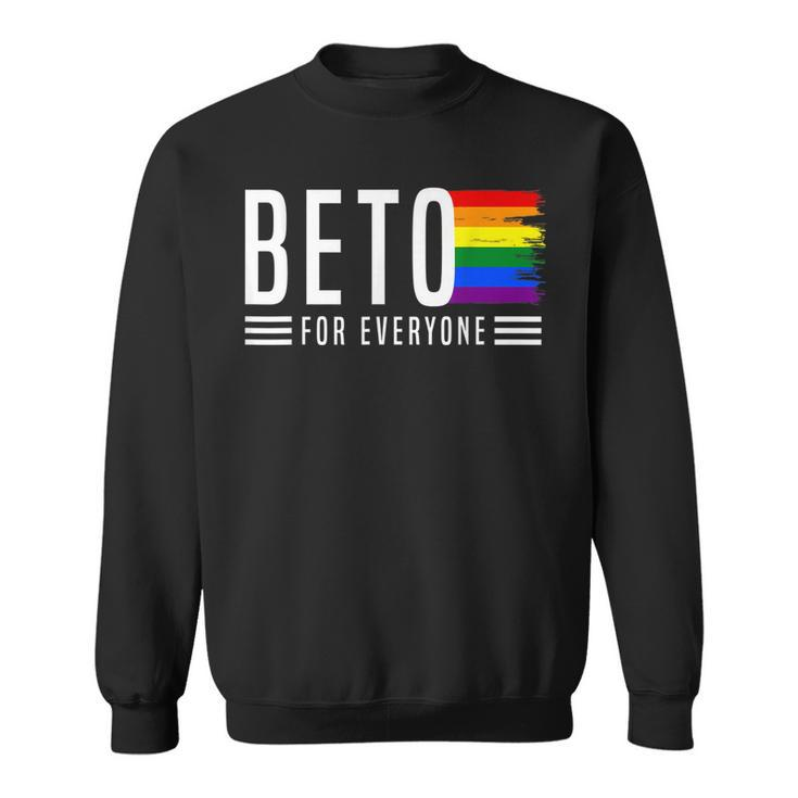 Beto For Everyone Pride Flag  Men Women Sweatshirt Graphic Print Unisex