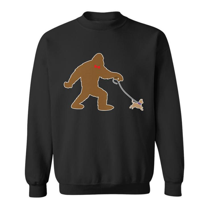 Bigfoot Walking Chihuahua Dog Sweatshirt