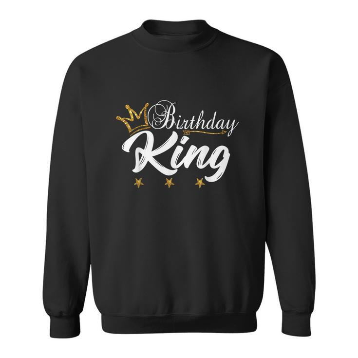 Birthday King Gold Crown Shirt For Boys And Men Tshirt Sweatshirt