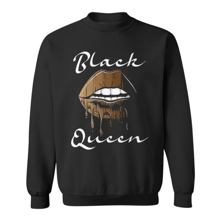 Black Queen Pan African Woman Black History Month Pride  Sweatshirt