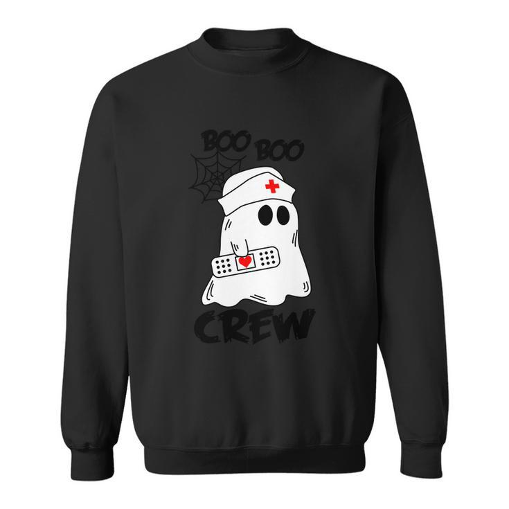 Boo Boo Crew Halloween Quote V4 Sweatshirt