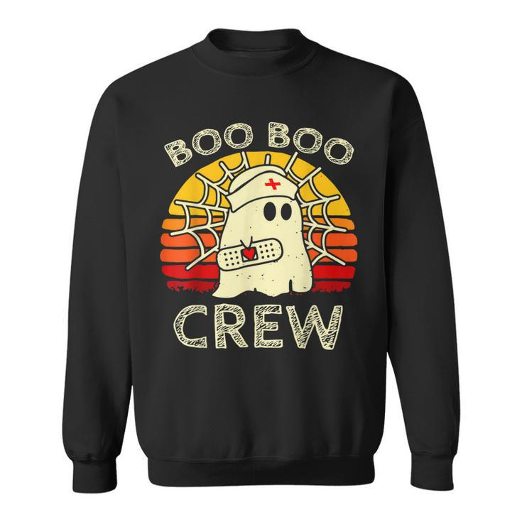 Boo Boo Crew Nurse  Funny Ghost Halloween Nurse  V3 Sweatshirt