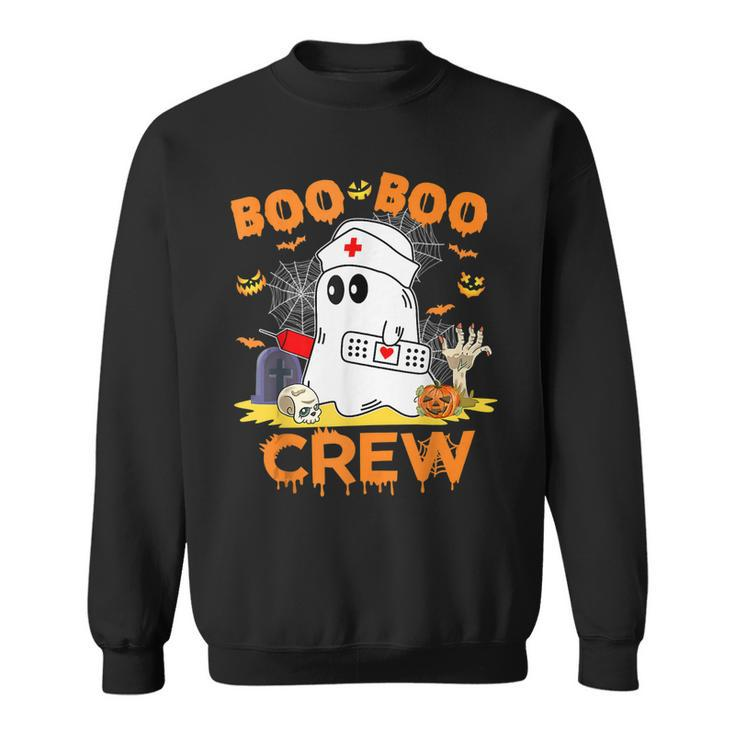 Boo Boo Crew Nurse Halloween Vibes Halloween Costume  Sweatshirt