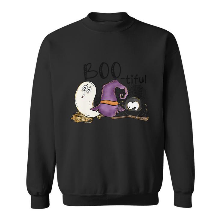 Boo Tiful Funny Halloween Quote V3 Sweatshirt