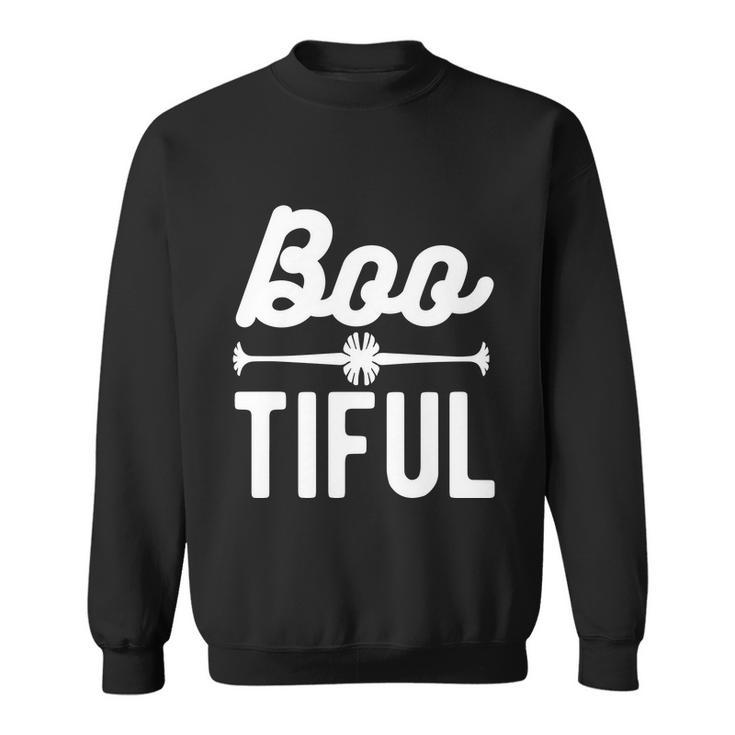 Boo Tiful Halloween Quote Sweatshirt