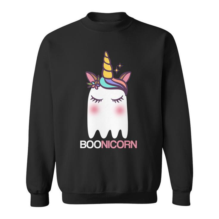 Boonicorn Halloween Unicorn Ghost Sweatshirt