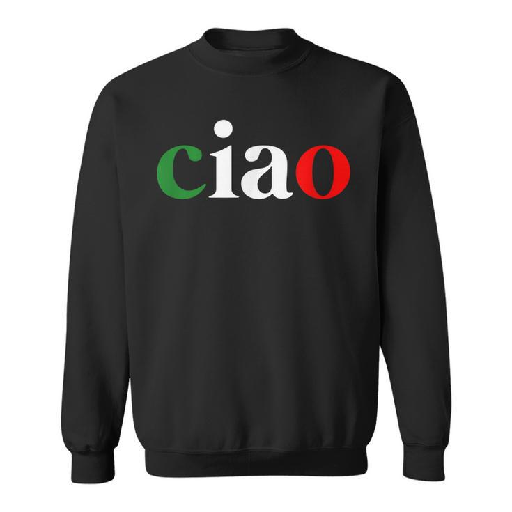 Born In Italy Funny Italian Italy Roots Ciao  Men Women Sweatshirt Graphic Print Unisex