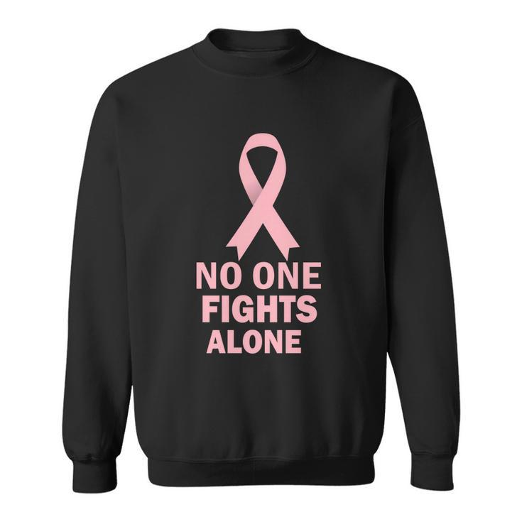 Bougie Hounds No One Fights Alone Gift Sweatshirt
