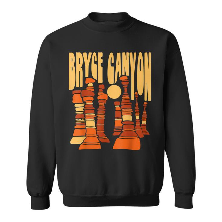 Bryce Canyon National Park Vintage Hoo Doo Retro Graphic  Sweatshirt