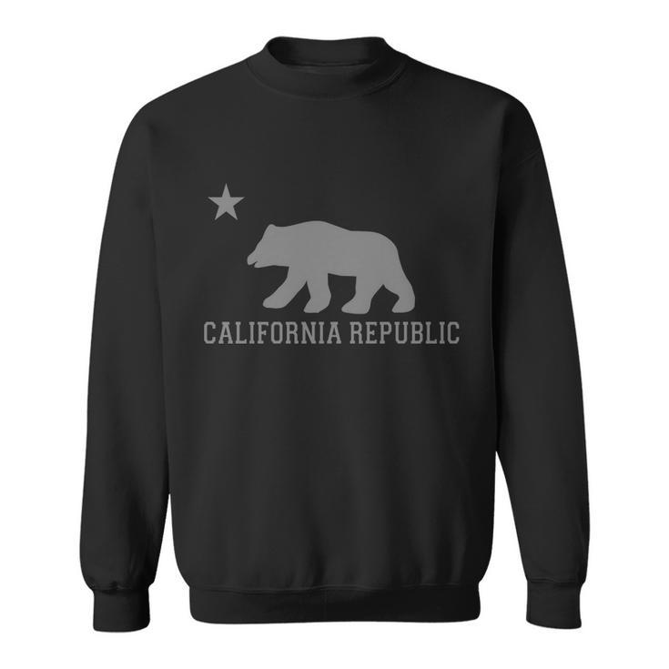 California Republic Grey Style Tshirt Sweatshirt