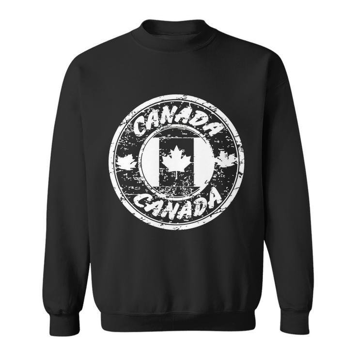 Canada Retro Circle Tshirt Sweatshirt