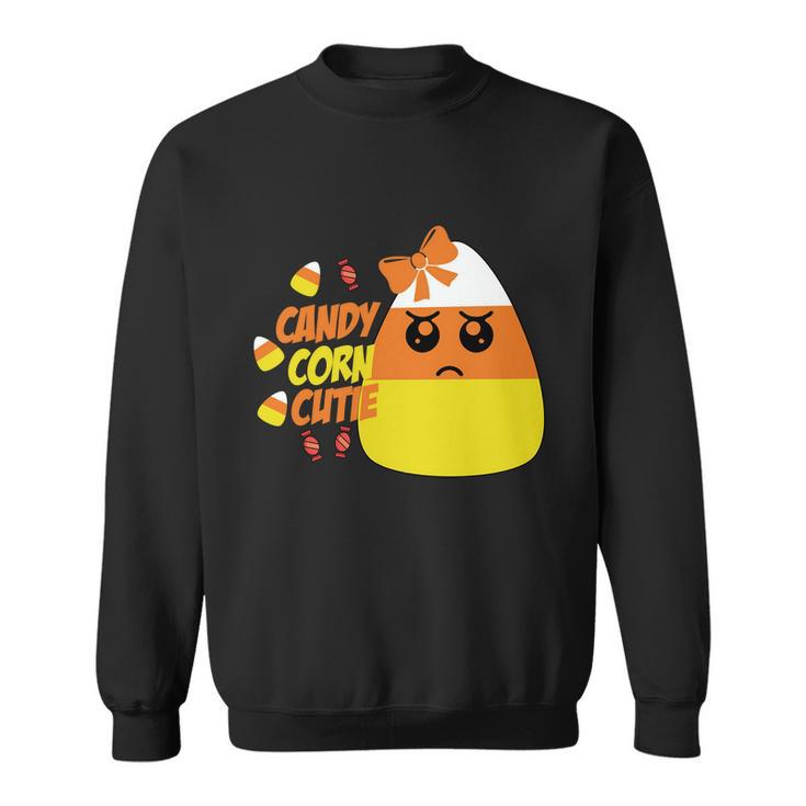 Candy Corn Cutie Halloween Quote V2 Sweatshirt