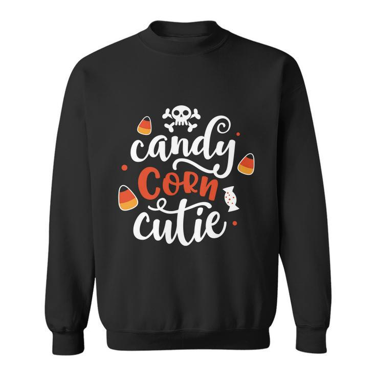 Candy Corn Cutie Halloween Quote V5 Sweatshirt