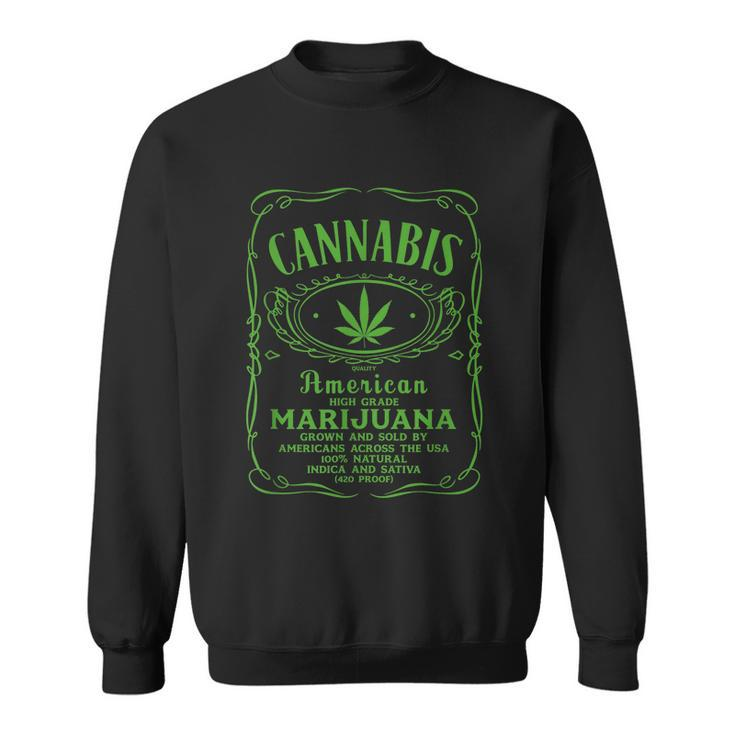 Cannabis Tshirt Sweatshirt