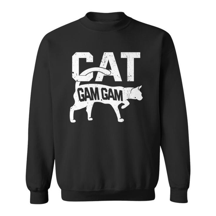 Cat Gam Gam Kitten Pet Owner Meow Sweatshirt