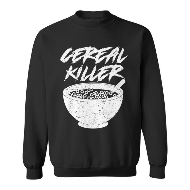 Cereal Killer Funny Halloween Distressed Tshirt Sweatshirt