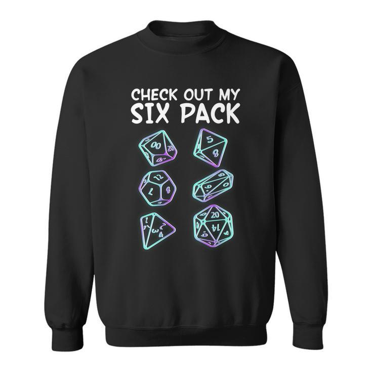 Check Out My Six Pack Dnd Dice Dungeons And Dragons Tshirt Sweatshirt